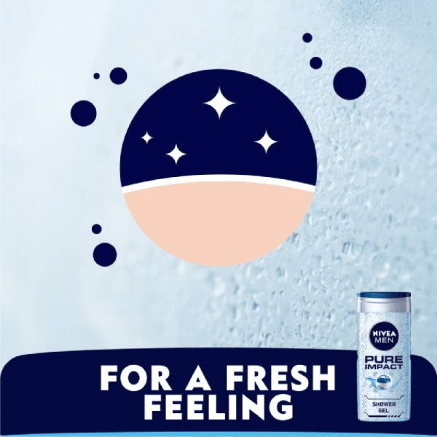 Nivea Shower Gel 250ml Pure Impact