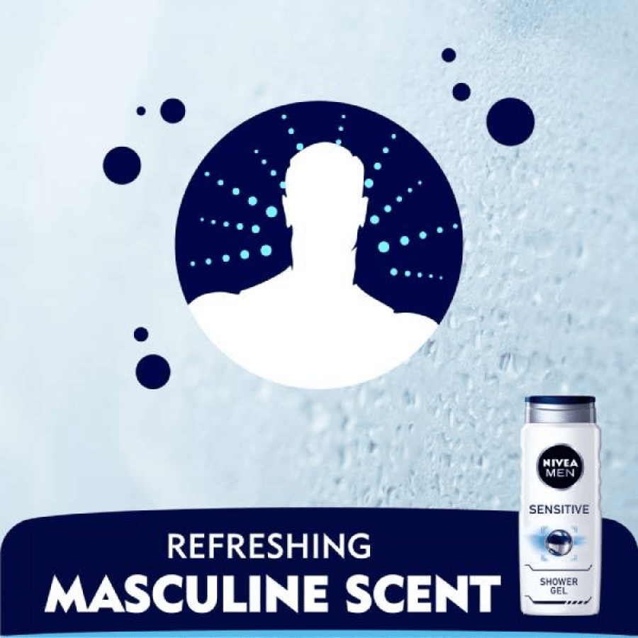 Nivea Shower Gel 250ml men's sensitive