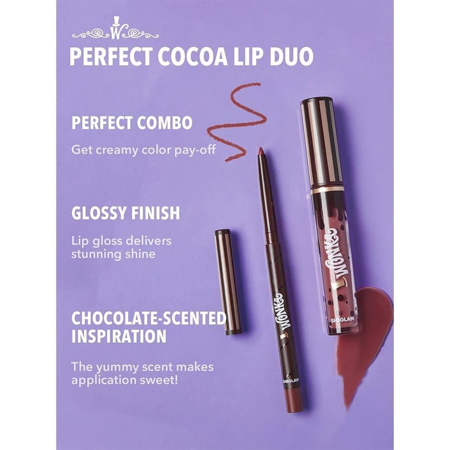 Shijlam collection of lipstick rouge and lip liner Wily Nika Cocoa Kess Hot Fudge
