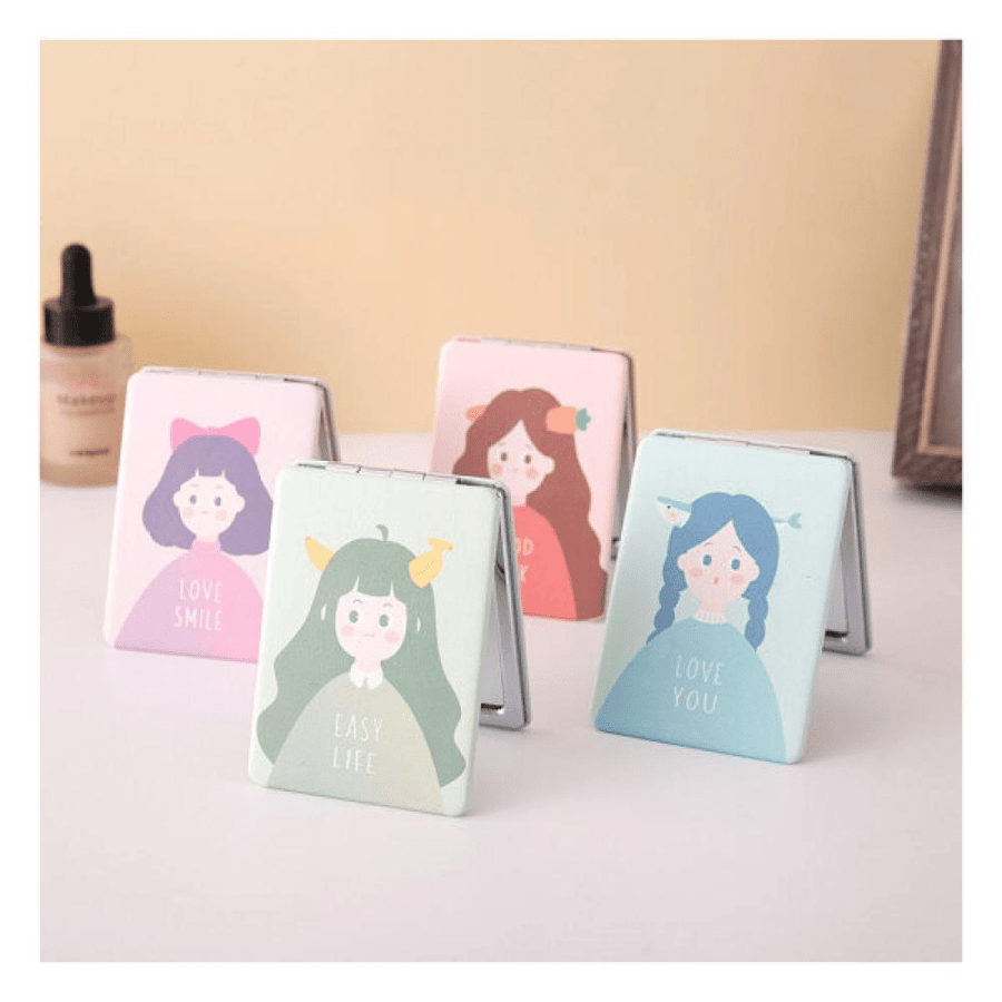 Mini good square cosmetic mirror