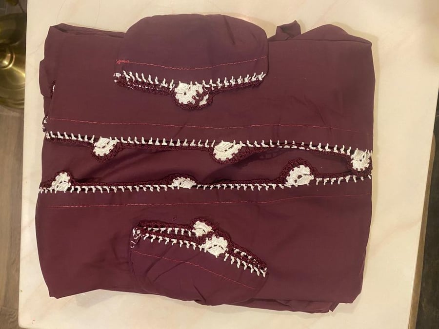 شرشف صلاة كروشيه