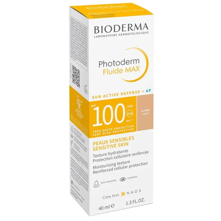 بيوديرما فوتوديرم فلويد ماكس SPF100, غير مرئى, 40 مل