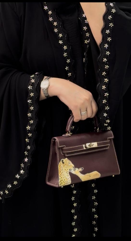 عباة شاديه  شيفون اماراتي