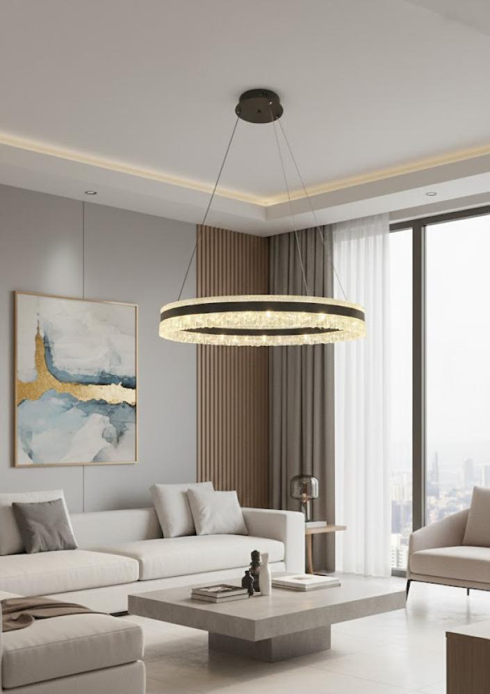 علاقي مودرن LED دائرية مفرد