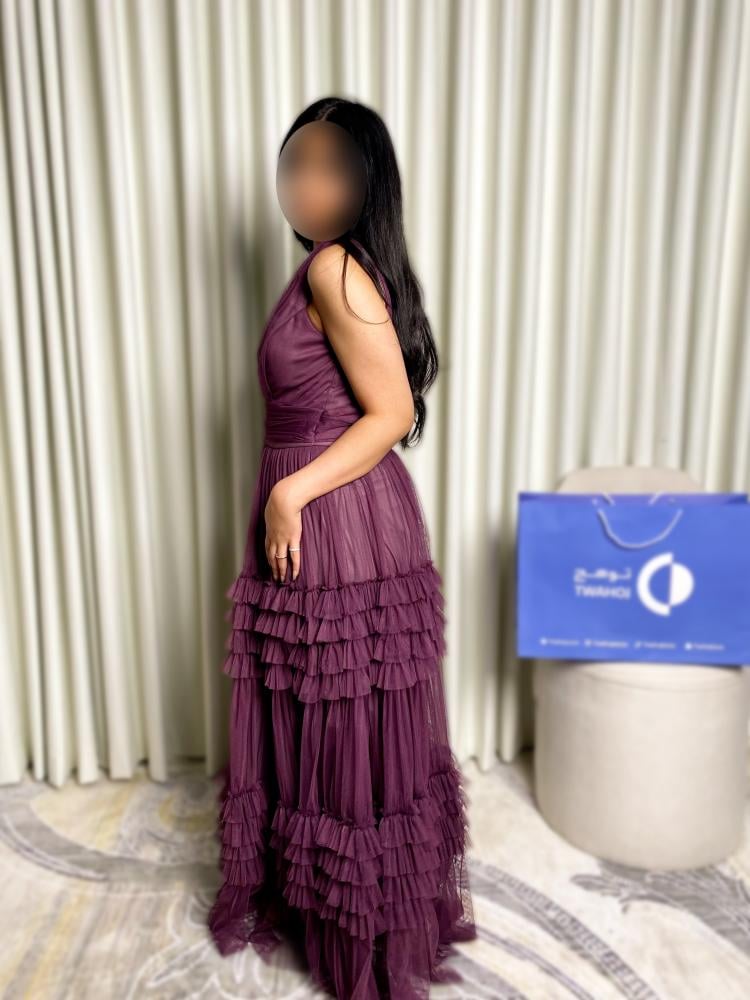 Tulle evening dress
