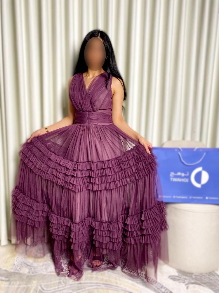 Tulle evening dress