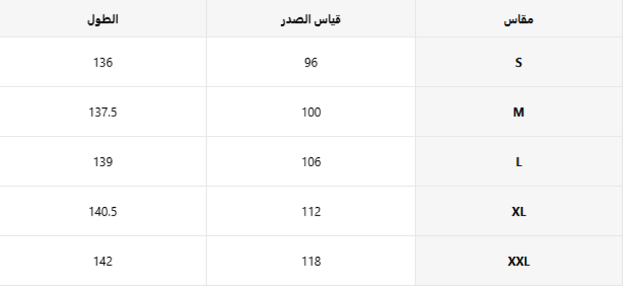 طقم 3 قطع عباية مفتوحة أنيقة