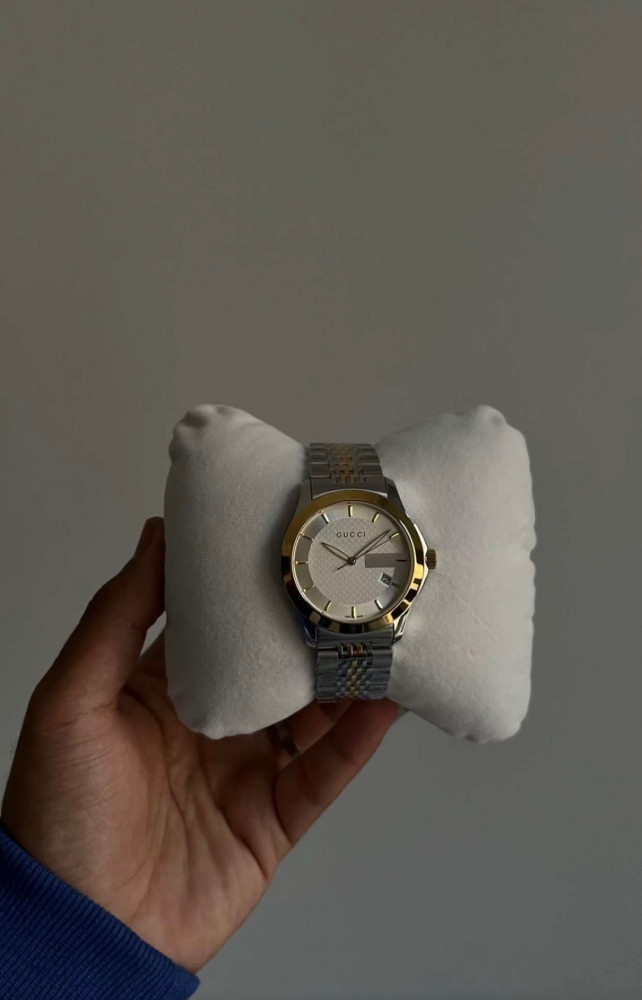 Gucci gold and white