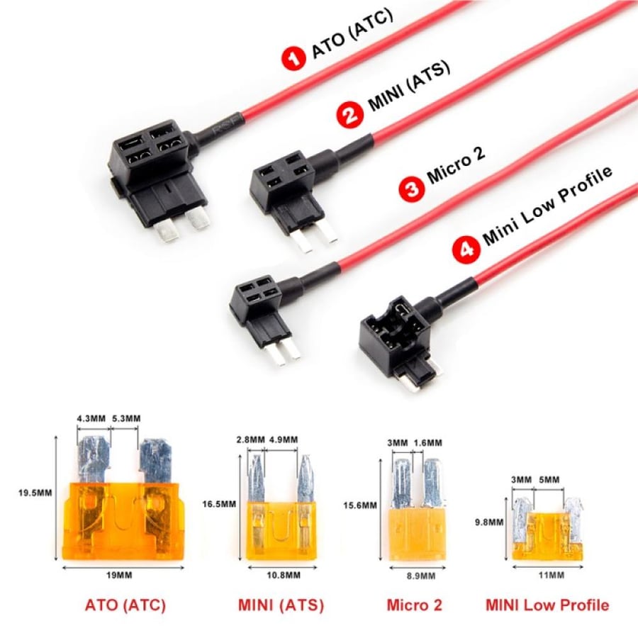 قطعة VIOFO HK4 Type C لتوصيل الفيوز - تايب سي - وصلة الوقوف