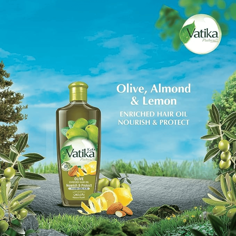 Vatica hair oil rich olive oil nourishment and protection - 200 ml