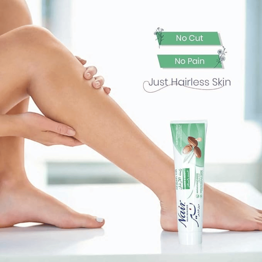 Nair Cream Body and Legs Hair Remover Argan Oil - 110 grams