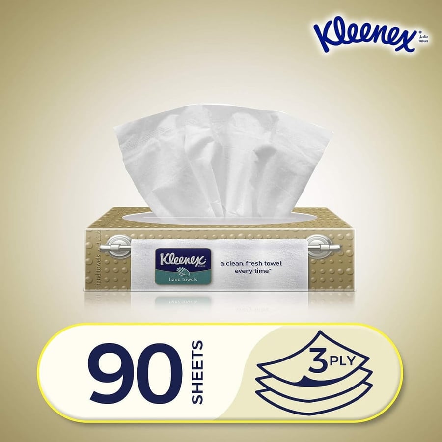 Kleenex hand towel 90 sheets 3 layers