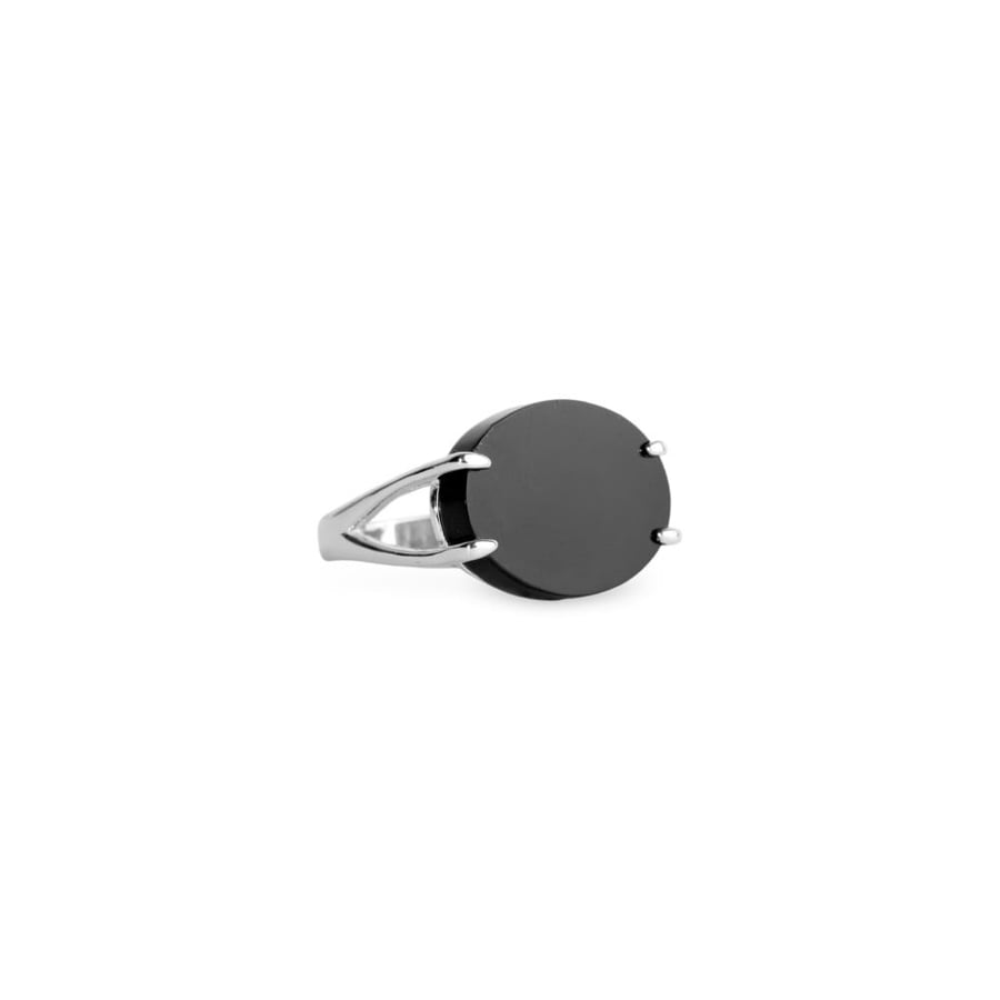 Black Shankar silver ring 925 karat