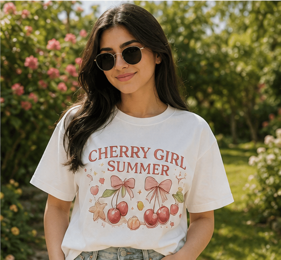 Cherry Girl Summer Tee