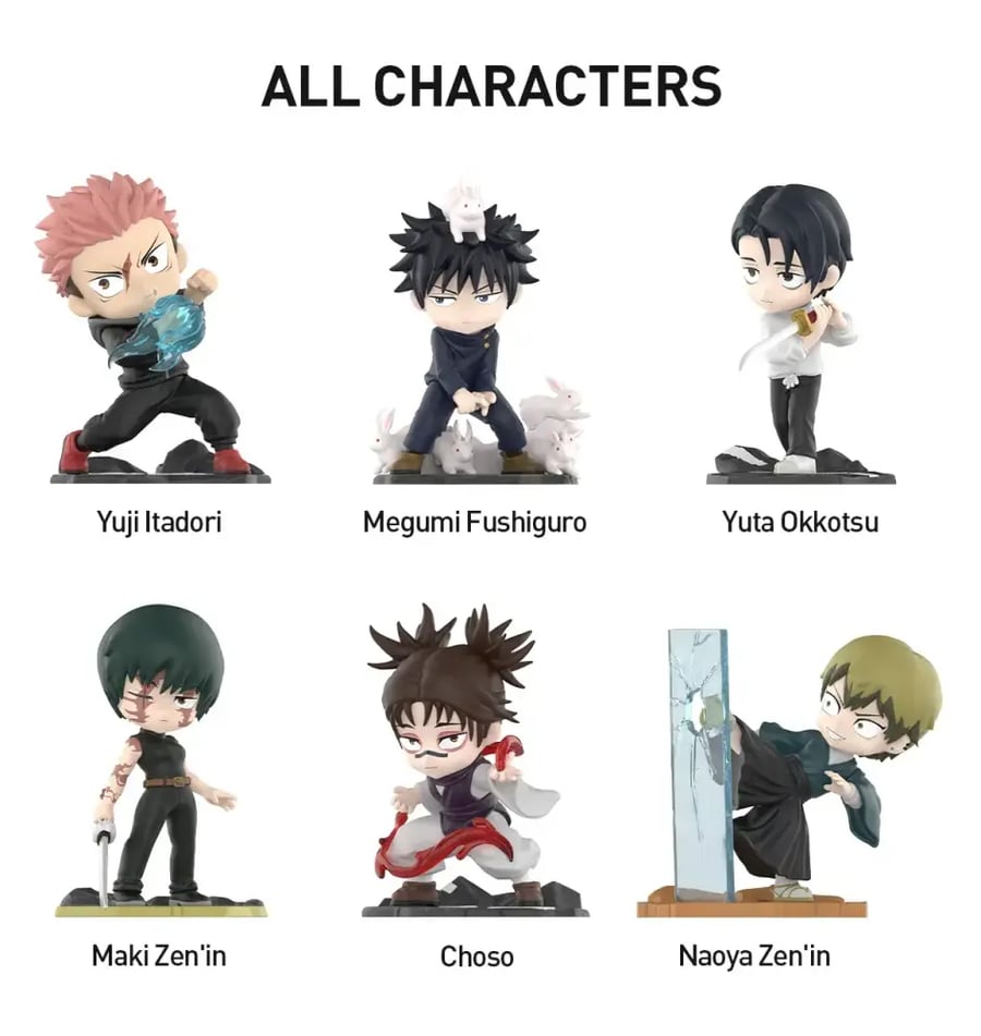 Jujutsu Kaisen The Culling Game Series Figures - إمكانية اختيار الشكل