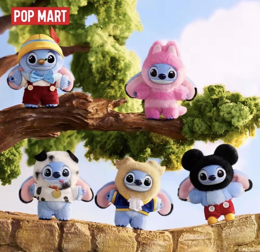 Stitch Adventure popmart / مغامرات ستيتش مع بوكس مجانا