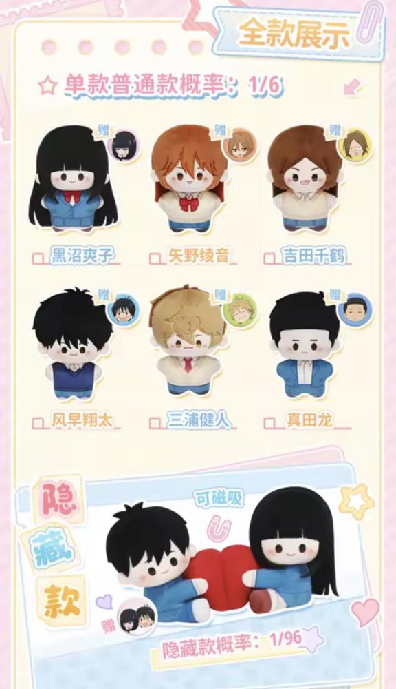 Kimi ni Todoke: Form Me To You Plush Blind Box