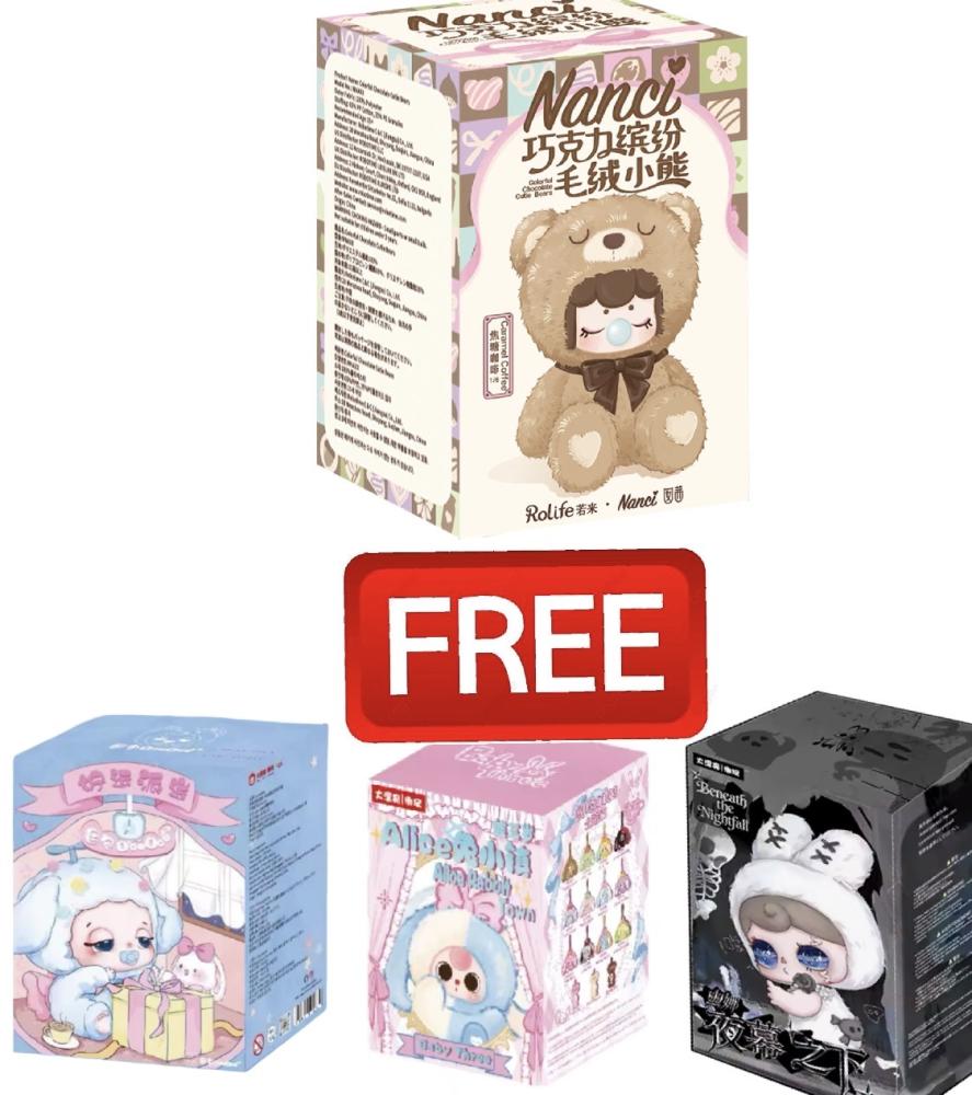 nanci colorful chocolate cutie bears + بوكس مجاناً