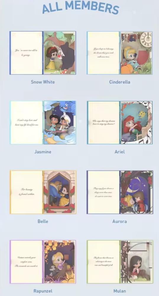 Disney princess Fairy Tales popmart