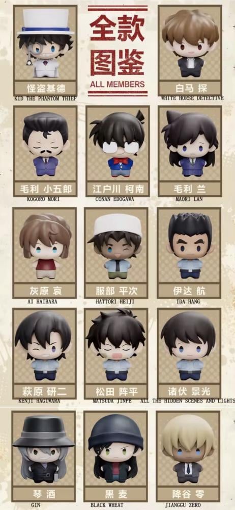 Detective Conan Super Mini Popmart / المحقق كونان ميني من بوب مارت