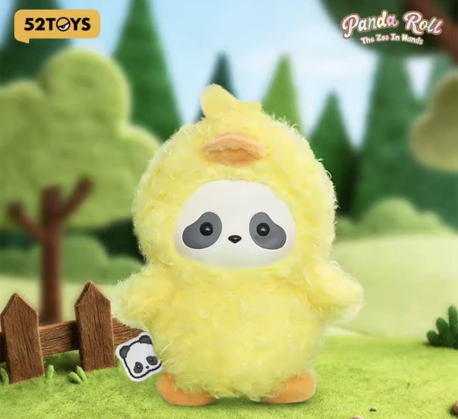 Panda Roll The Zoo In Hands 52Toys