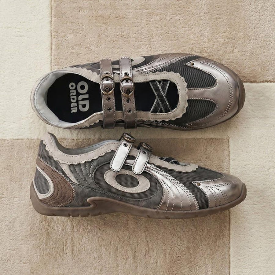 Turbo Lite Mary Jane Sneakers - Brown Tales