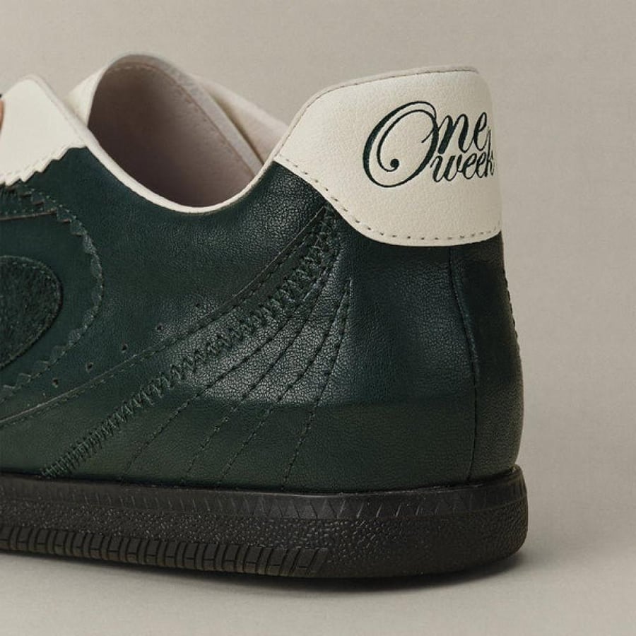 One Week Recycled Trainer Shoes – Green