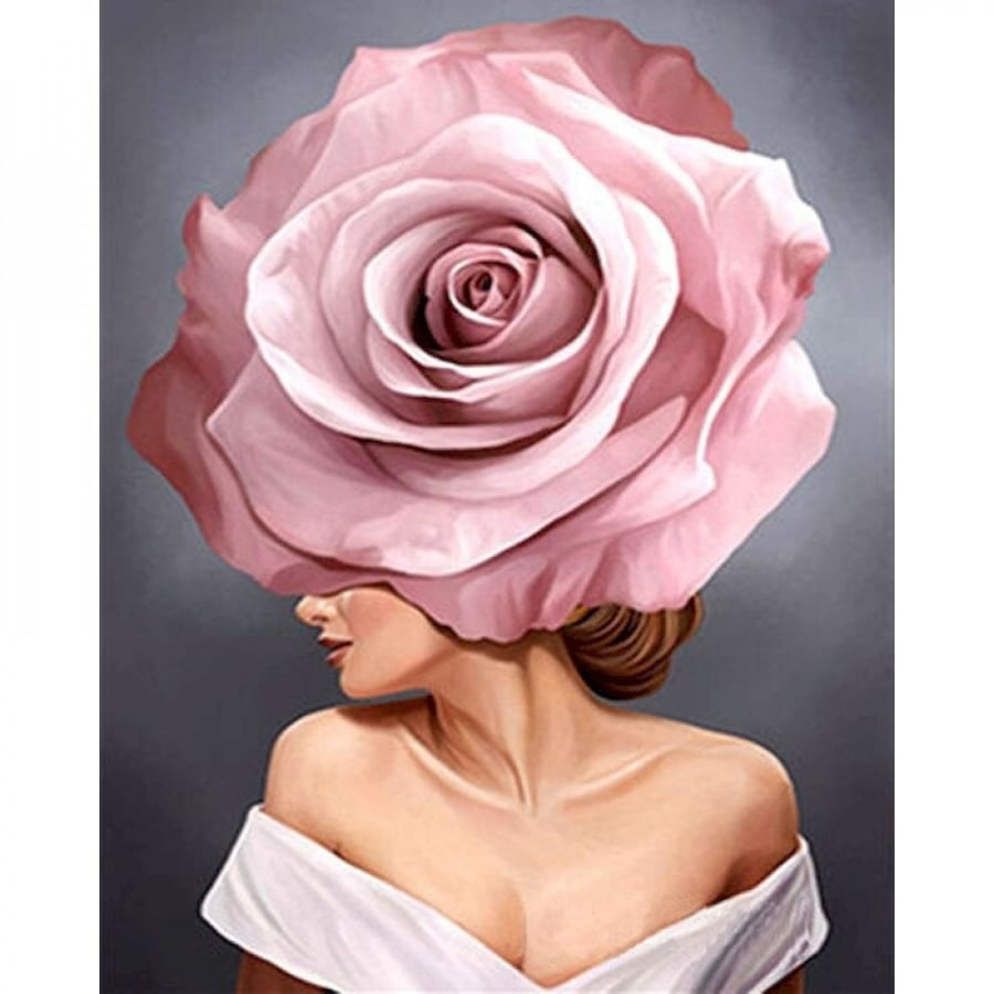 لوحات تلوين مرقمة | Flowery Girl 7