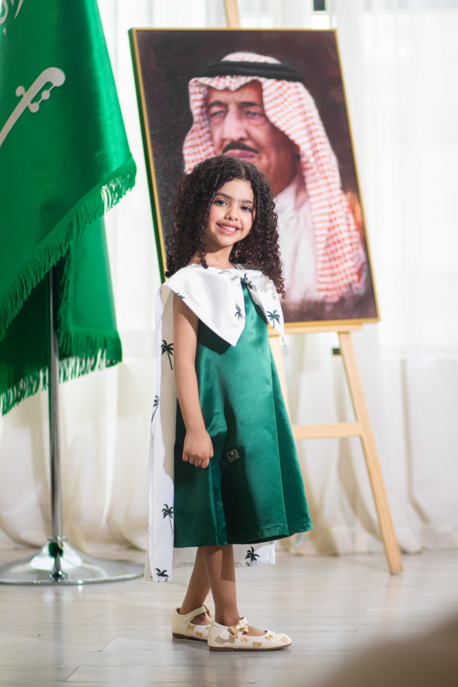 Green national dress