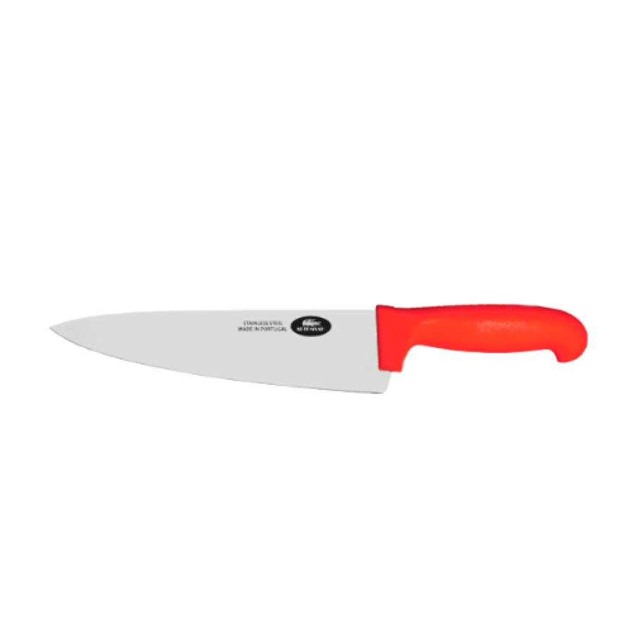Portuguese-made slaughtering knife, 20cm size, red handle