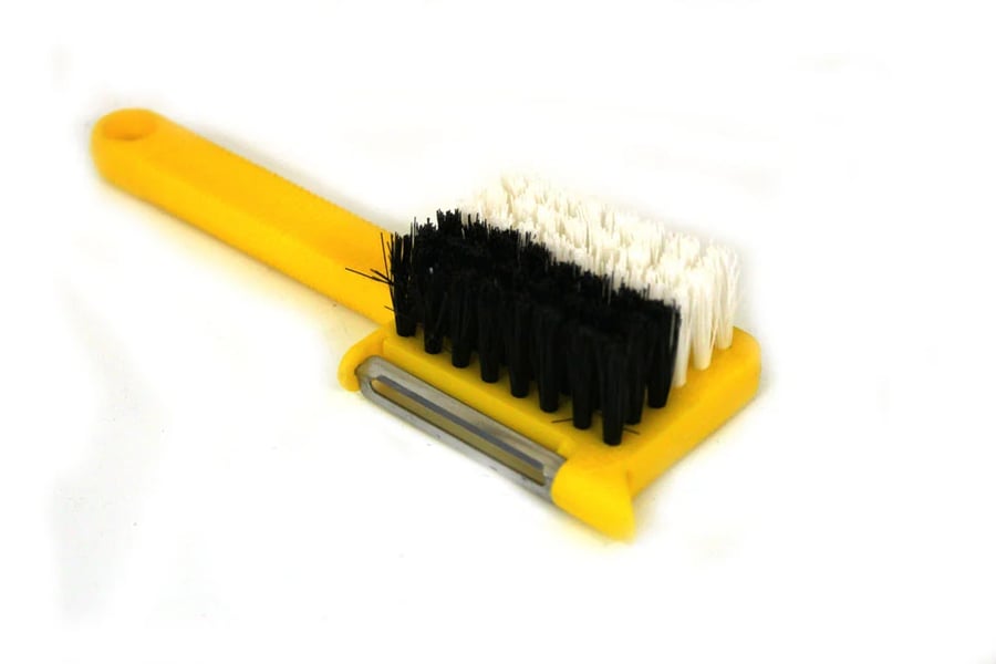 Hand scraper and brush