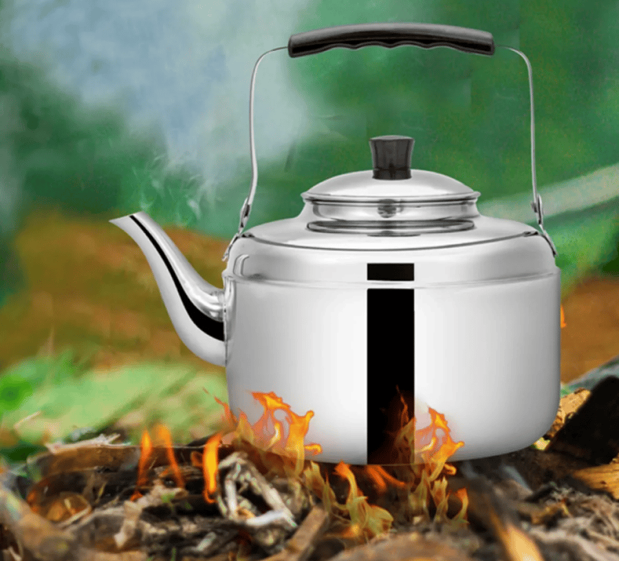 Al-Sunidi Korean teapot stainless steel silver capacity 1 liter