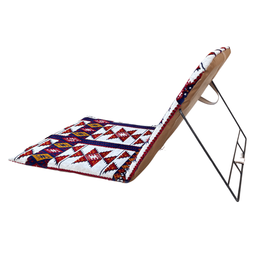 Large Hegazi carved travel chair for the desert