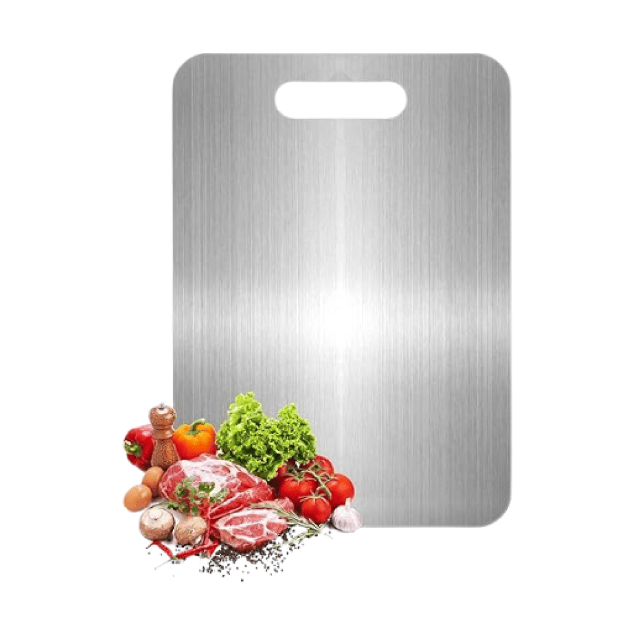 Stainless steel cutting board, 1 mm thickness, 28 × 39 cm size – RS-3854