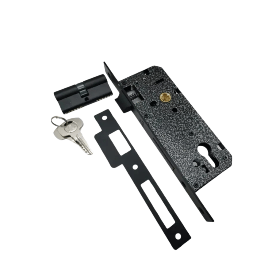 Black door handle, size 45