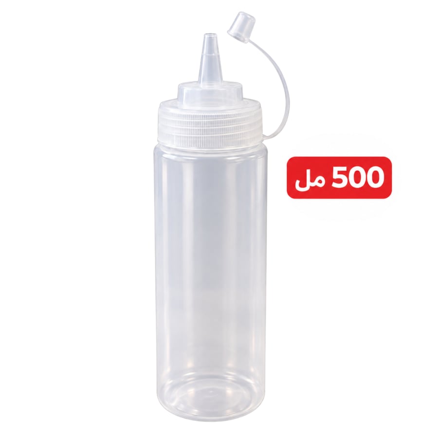 علبة كاتشب بلاستيك 500 مل