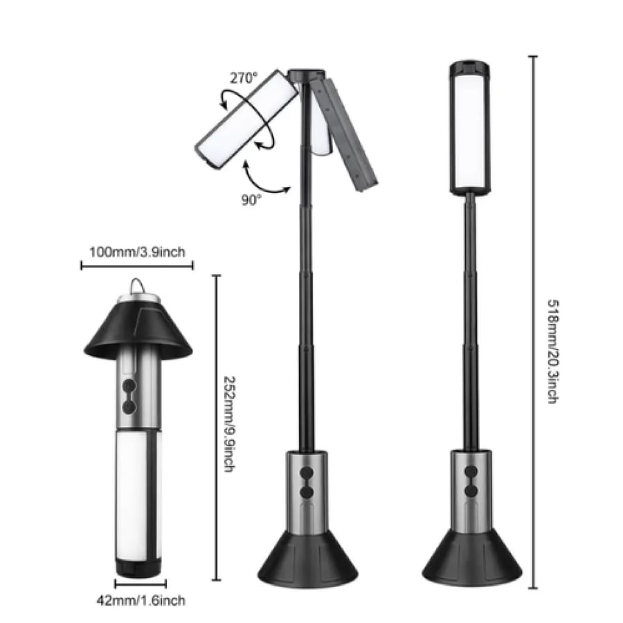 Multi-function LED flashlight DLC-32899