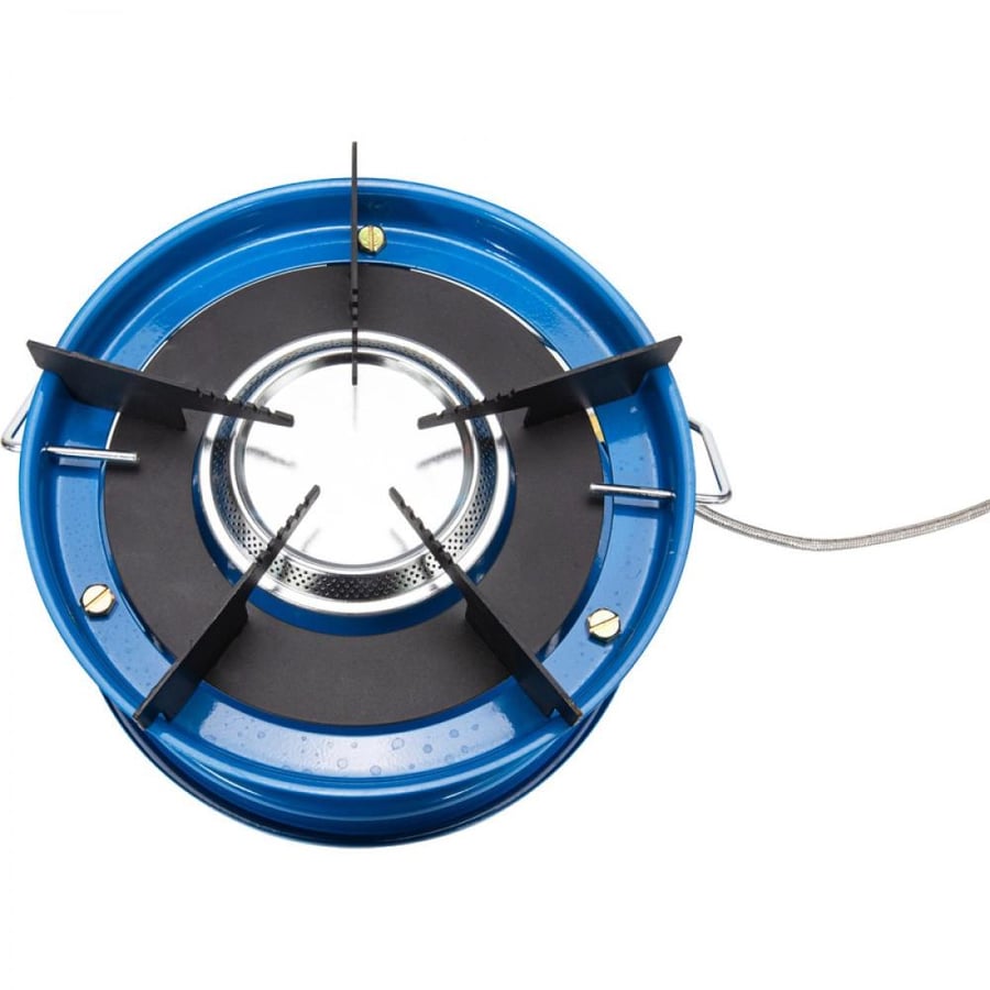 Gas stove for camping Indian blue size 27 cm