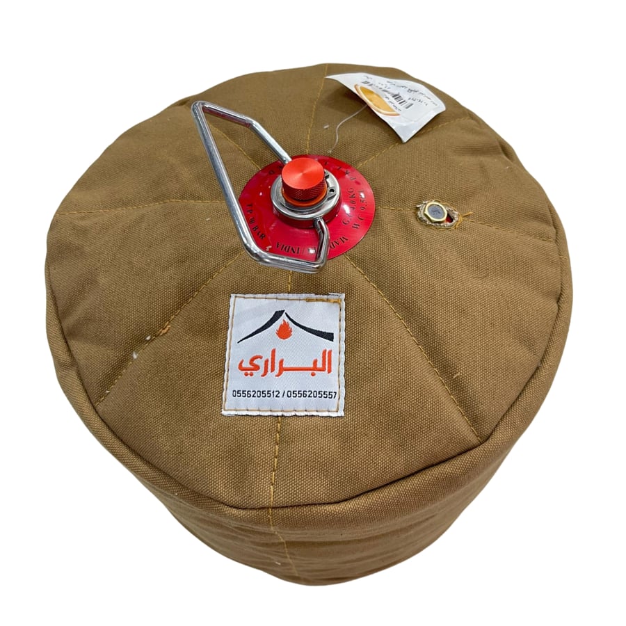 Daffur bag, Indian Dubbah, without head, Tanzanian fabric, 4 kg size