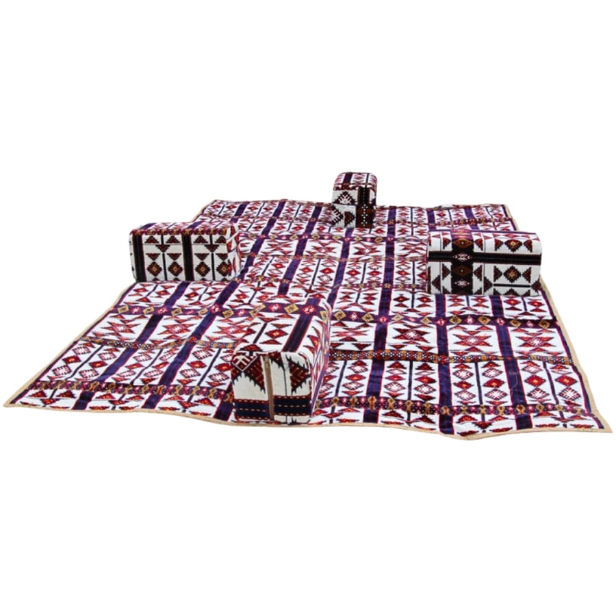 طقم جلسة نقشة حجازية 2 × 3 متر