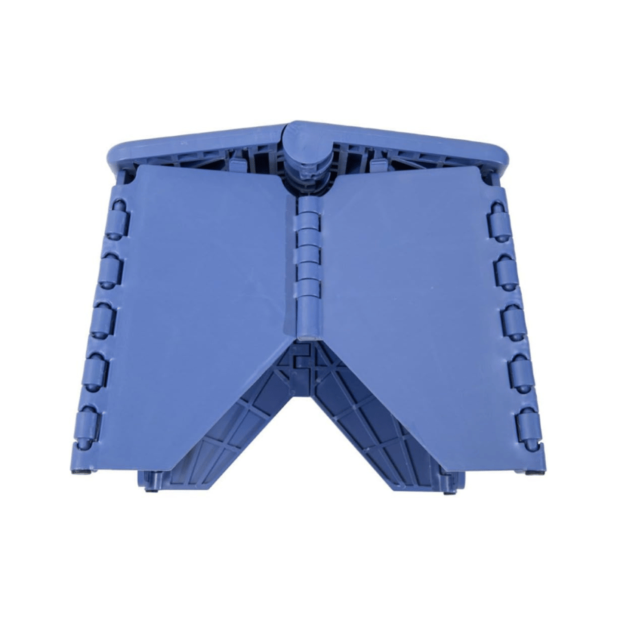 Heavy plastic molded chair 36*31*23 cm blue