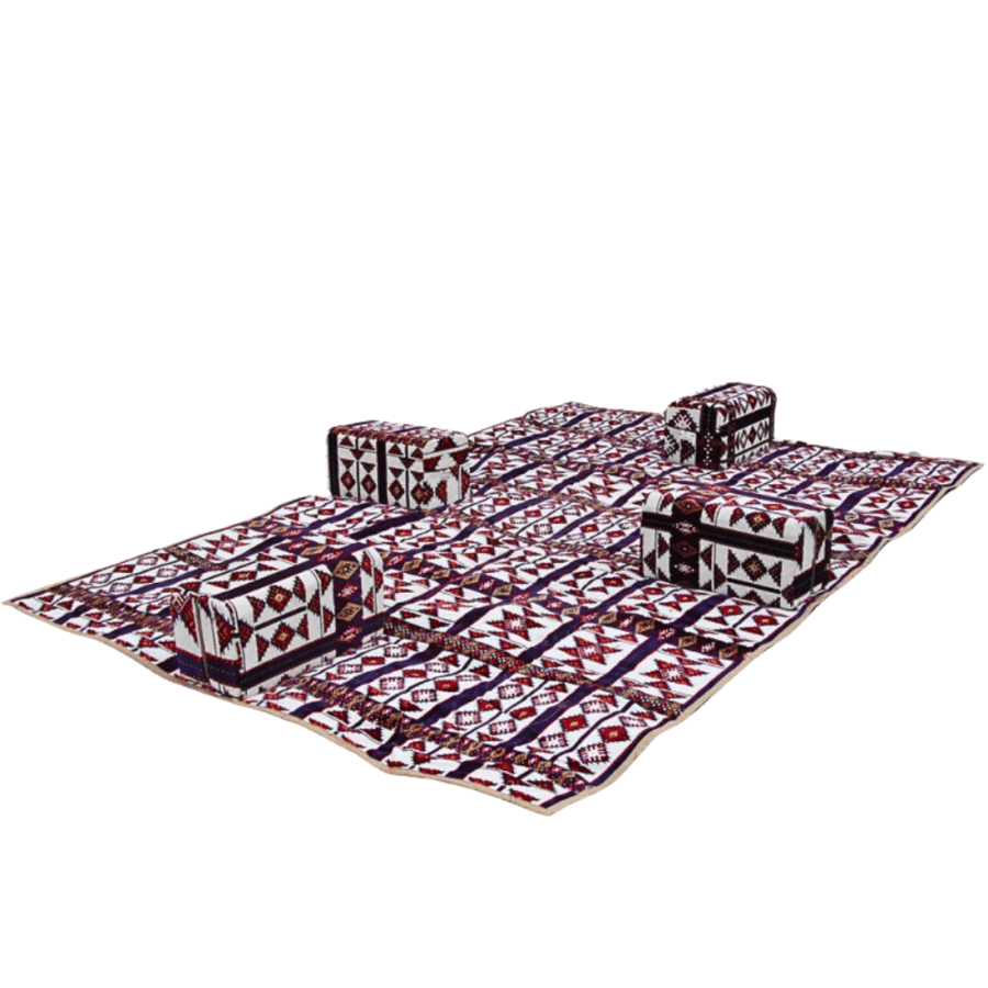 طقم جلسة نقشة حجازية 2 × 3 متر