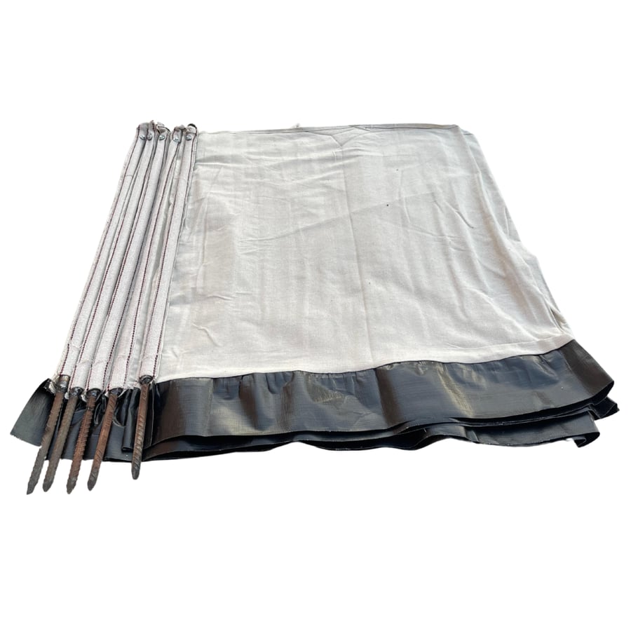 Porch of desert trips iron resistant white color size 1.2×8 meters