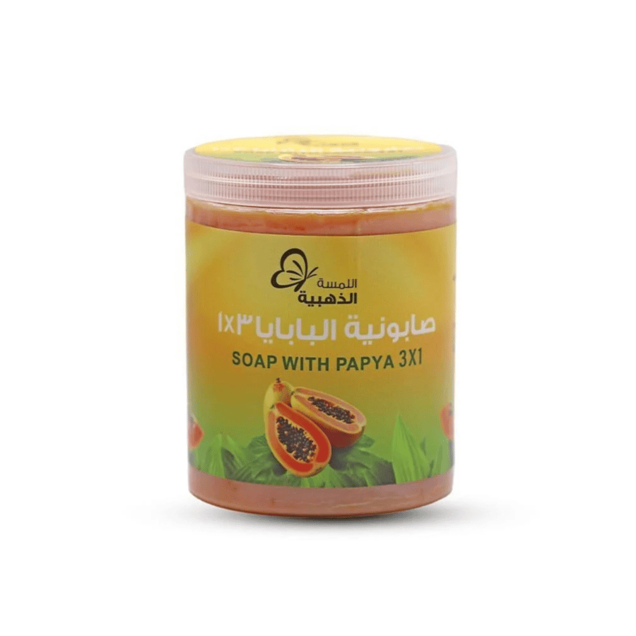 اللمسة الذهبية صابونية البابايا 3 في 1 - 700 جم