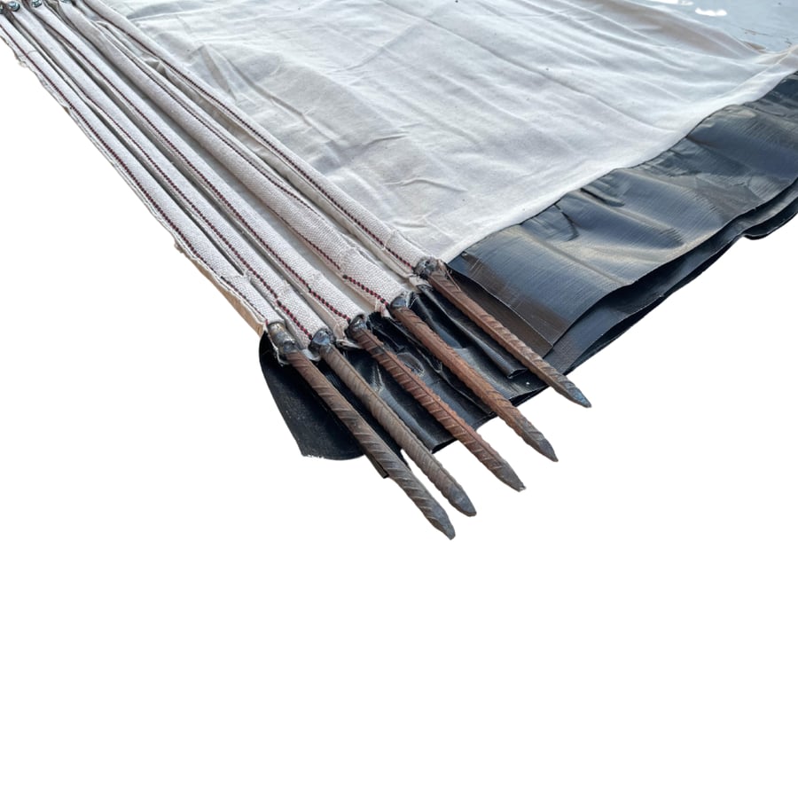 Porch of desert trips iron resistant white color size 1.2×8 meters