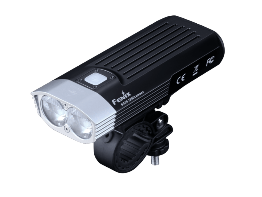 Bike flashlight with dual charger BC30 V2.0