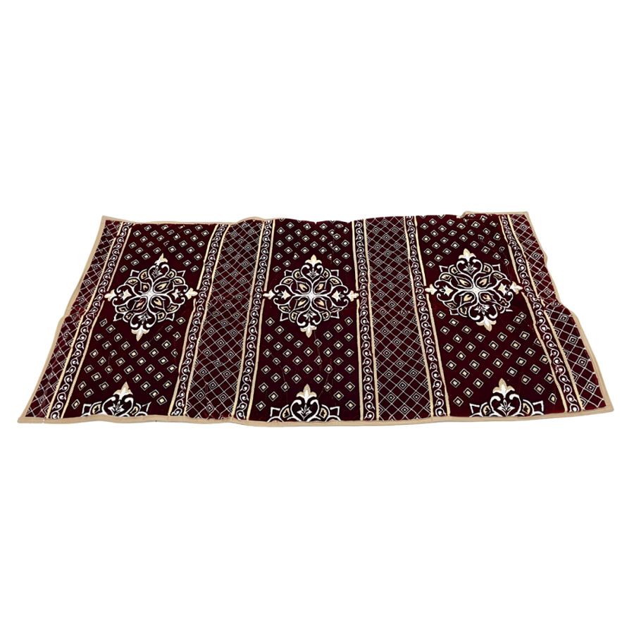 Flooring duration, sitting duration, red checkered floor mat 1 × 2