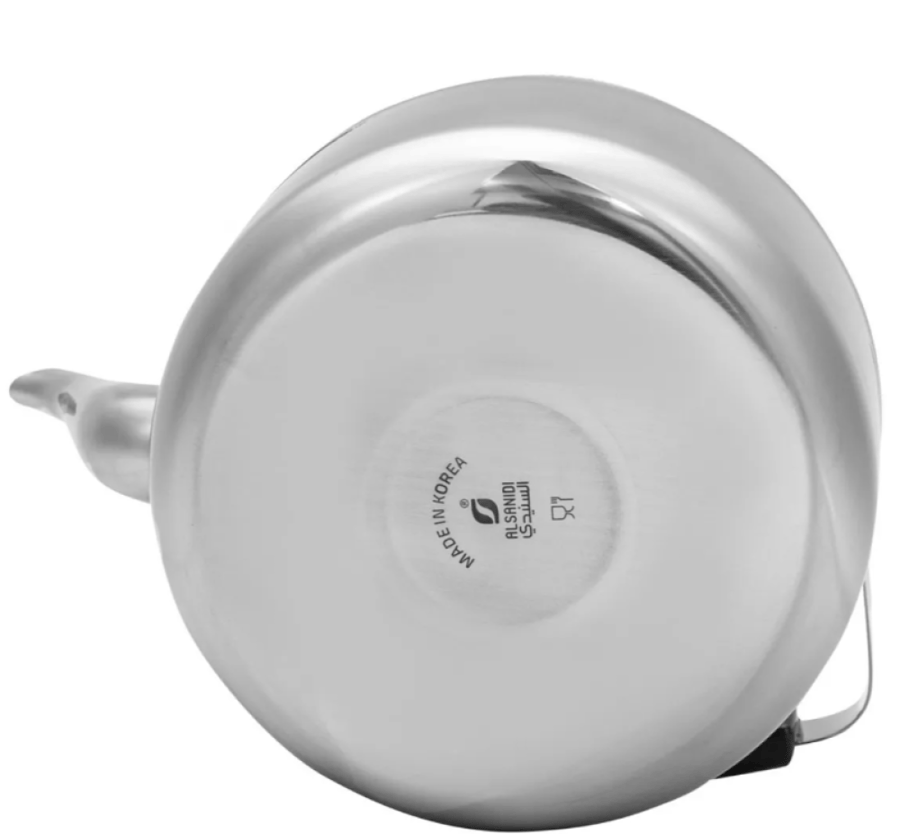 Al-Sunidi Korean teapot stainless steel silver capacity 1 liter