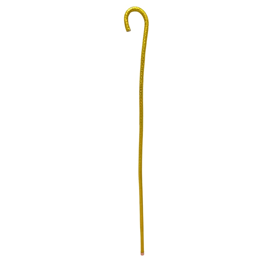 Colored bent short bamboo stick