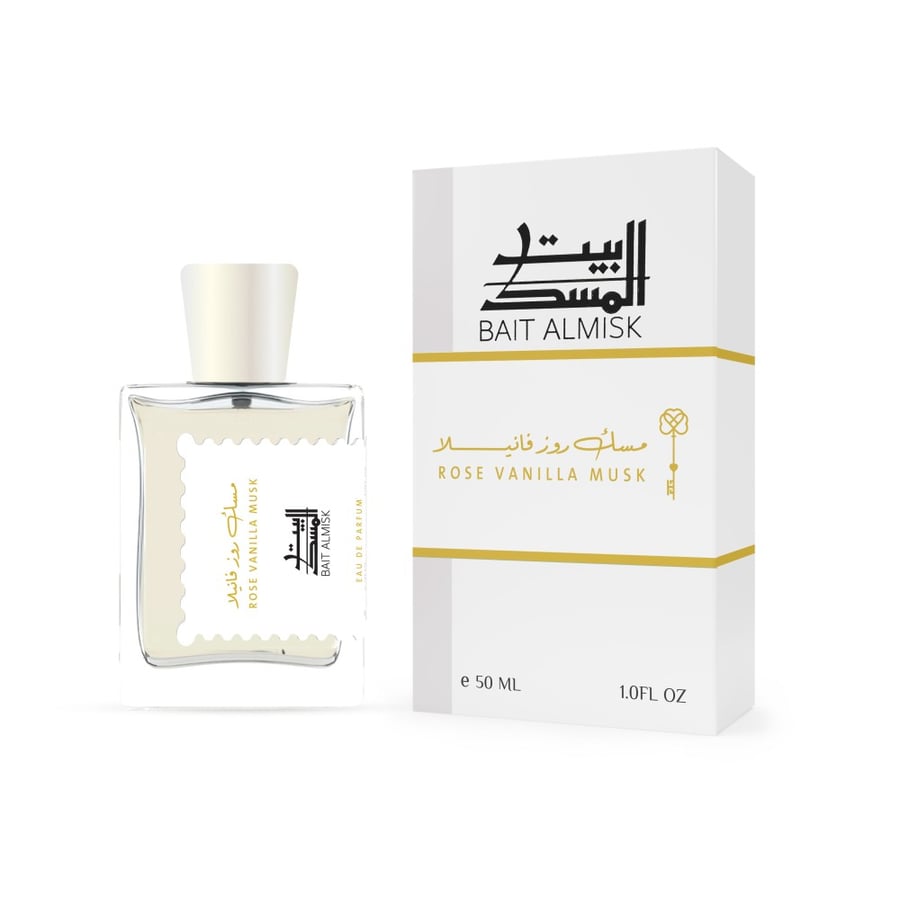 مسك روز فانيلا + 50 جرام عود مروكي